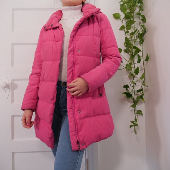 Bright pink puffer coat Size: US S/XS - Picture 1 of 15